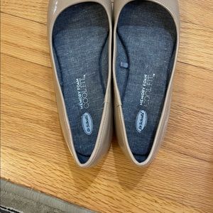 Dr scholls nude memory foam flats